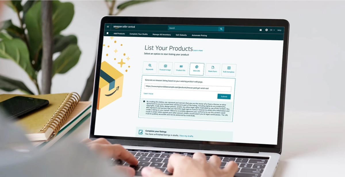 Amazon's AI Can Create a Product Listing From a Website URL