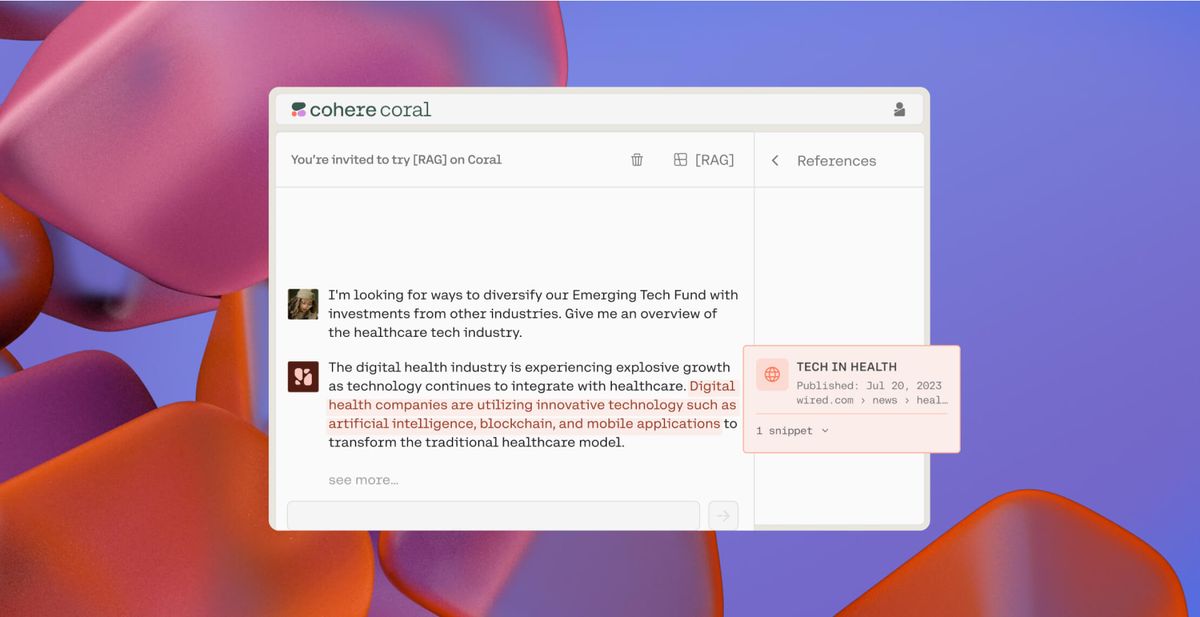 Cohere Unveils Coral, An Enterprise-Focused Generative AI Assistant