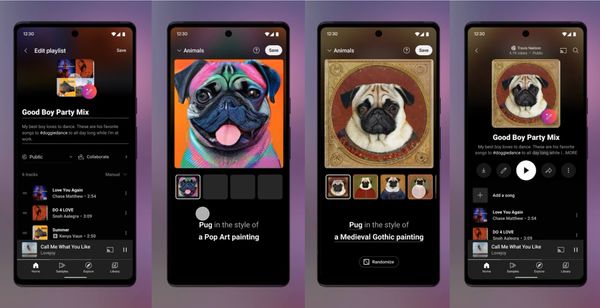 YouTube Music Now Lets You Create Custom Playlist Art with Generative AI